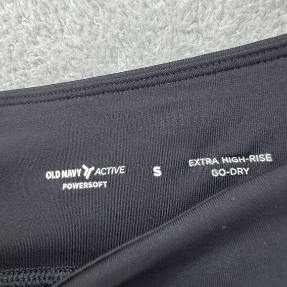 Old Navy Skirt S Black Active Powersoft Mini Skort Extra High-Rise Go Dry A-Line - Picture 2 of 9